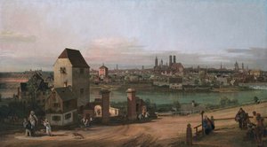 慕尼黑的视图 作者 贝尔纳多·贝洛托（Canaletto）